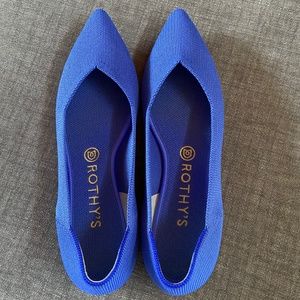 Rothy’s Point, Retired Cornflower, Size 9.5